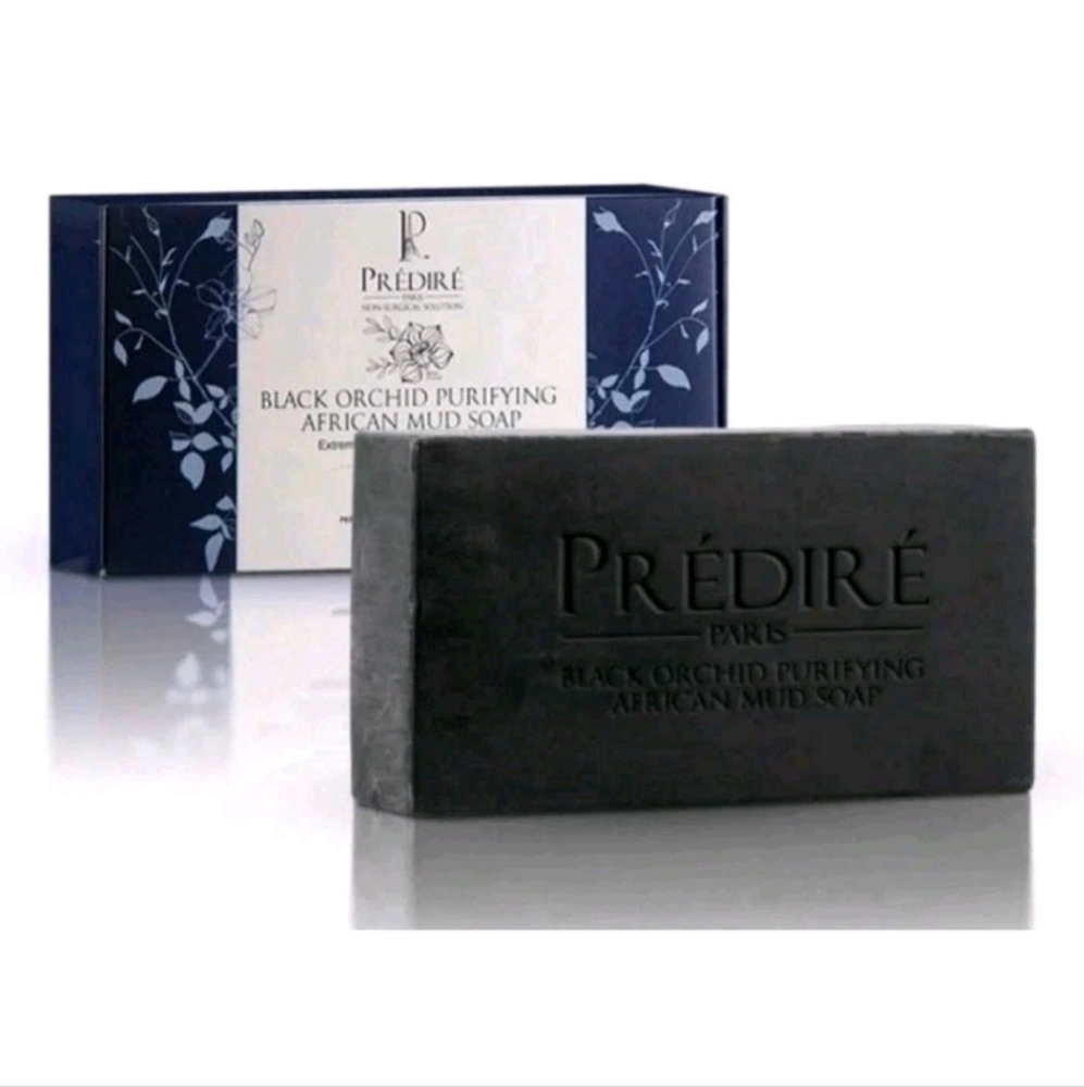 Black Orchid Purifying African Mud Soap | Extreme Hygiene Anti-Bacterial 6.17 Oz
